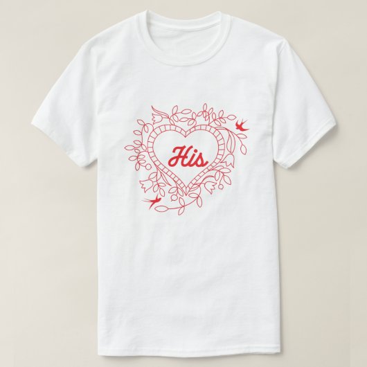 Z'n paren Valentijnse T-shirt (Design voorkant)