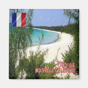 zNC007 OUVEA, NIEUW-CALEDONIË, Oceanië, Fridge Magneet