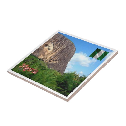 zNG010 NIGERIA, Zumarock, Afrika, Tegeltje (Zijkant)