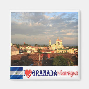 zNI009 GRANADA I Love, Nicaragua, America, Fridge Magneet