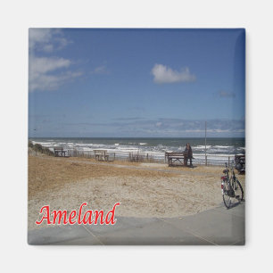 zNL016 AMELAND, Frisian Islands, Holland, Fridge Magneet
