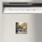 zNL017 AMSTERDAM canal navigable, Fridge Magnet (In Situ (Lave-vaisselle))