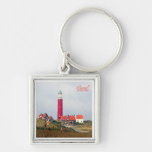zNL023 TEXEL LIGHTHOUSE Frisian Islands, Sleutelhanger