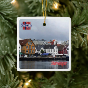 zNO010 STAVANGER, Noorwegen, Europa, Keramisch Ornament