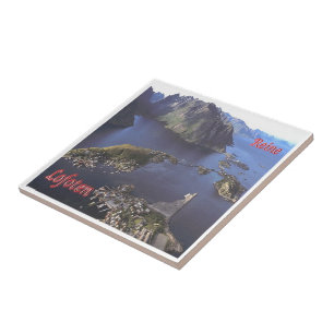 zNO020 REINE Lofoten, Noorwegen, Europa, Tegeltje