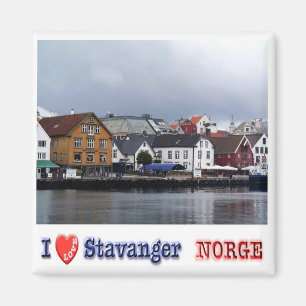 zNO027 STAVANGER "I Love", Noorwegen, Europa, Frid Magneet