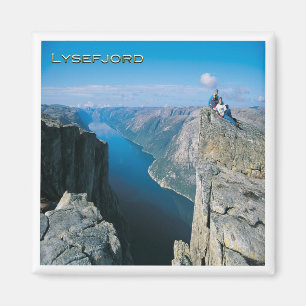 zNO096 LYSEFJORDEN LYSEFJORD uit Kjerag, Fridge Magneet