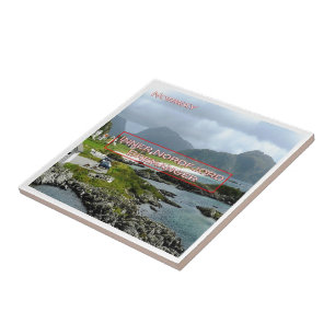 zNO111 INNER NORDFJORD BREMANGER, Noorwegen, Tegeltje