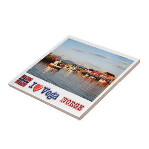 zNO147 VEGA "ILove", Noorwegen, Europa, Tegeltje