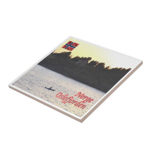 zNO155 OSLOFJORDEN, Noorwegen, Europa, Tegeltje