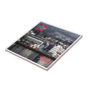 zNO172 MOLDE, Noorwegen, Europa, Tegeltje