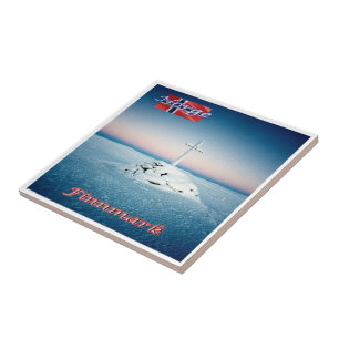 zNO175 FINNMARK, Noorwegen, Europa, Tegeltje
