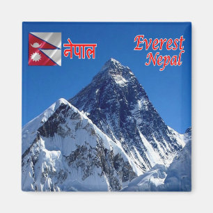zNP011 MOUNT EVEREST, Nepal, Azië, Fridge Magneet