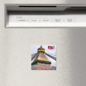 zNP014 BOUDHANATH STUPA, Kathmandu, Nepal, Fridge Magneet (Insitu (Vaatwasser))