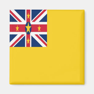 zNU001 NIUE FLAG, Oceanië, Fridge Magneet