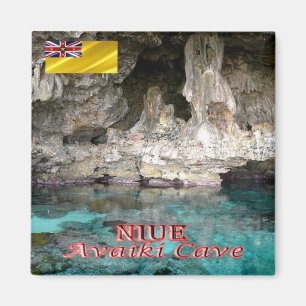zNU004 NIUE, AVAIKI CAVE, Oceania, Fridge Magneet