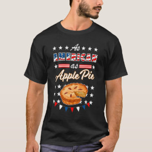 Zo Amerikaans als appeltaart USA 4 juli Patrioti T-shirt