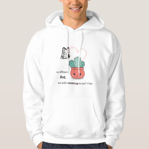 Zo anders, perfect samen - Schattige liefdespaar Hoodie