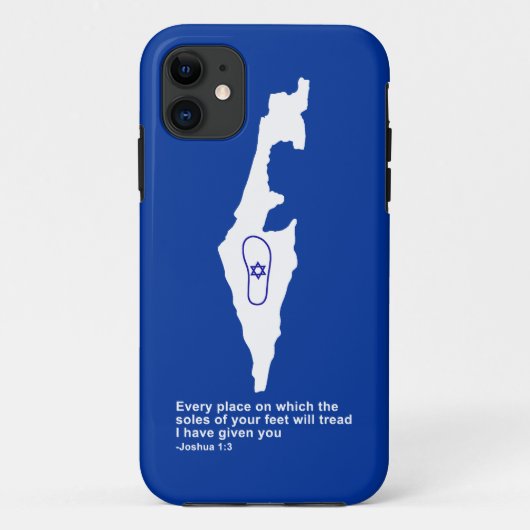 Zo Artzeinu - Joshua 1:3 Case-Mate iPhone Case (Achterkant)