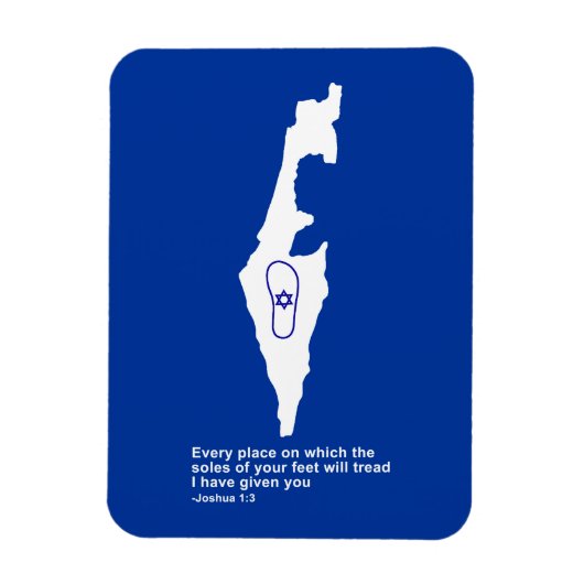 Zo Artzeinu - Joshua 1:3 Magneet (Verticaal)