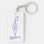 Zo Artzeinu - Joshua 1:3 Sleutelhanger (achterkant)