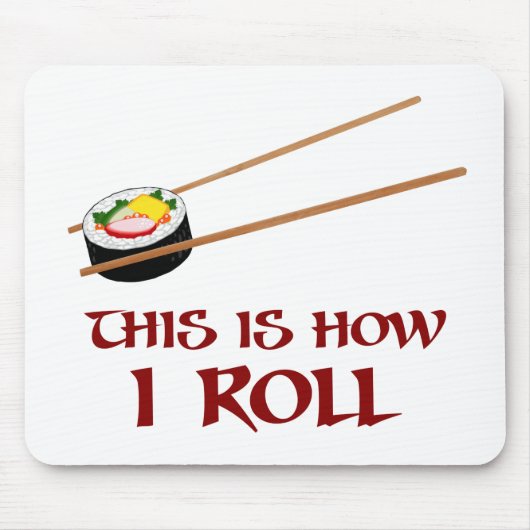 Zo ben ik Sushi Roll Muismat (Voorkant)