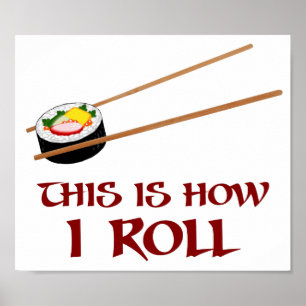 Zo ben ik Sushi Roll Poster