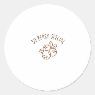 Zo Berry Speciale Cute Vinyl Sticker