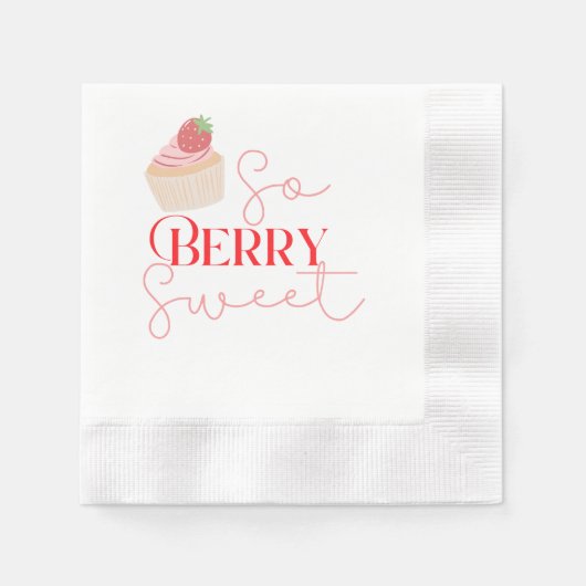 Zo Berry Zoete dessertserviet Servet (Voorkant)