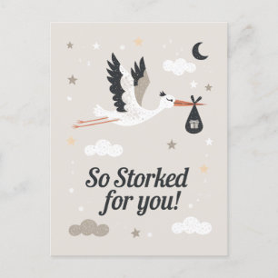 Zo Bezorgd Voor Jou Grappige Zwangerschapsvogel Briefkaart