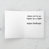 Zo blij als een mossel kaart (Binnen)