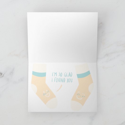 Zo blij dat ik je gevonden heb kaart (Binnen)