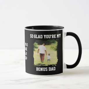 Zo blij dat jij mijn bonus papa bent Vaderdag Mok