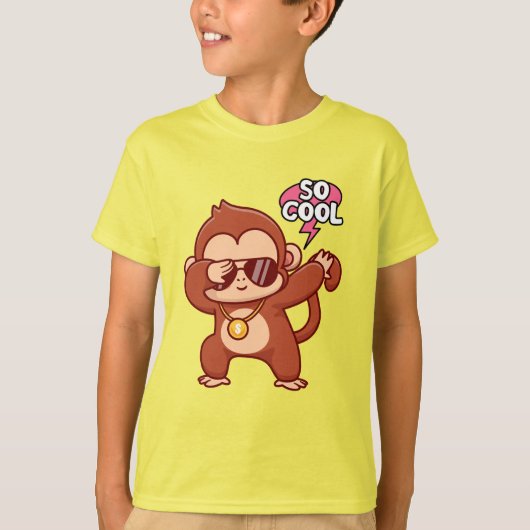 zo cool monkey kind T-shirt (Voorkant)