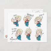 Zo Cute Briefkaart (Voorkant / Achterkant)