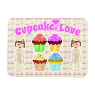 Zo Cute Cupcake-ontwerp Magneet