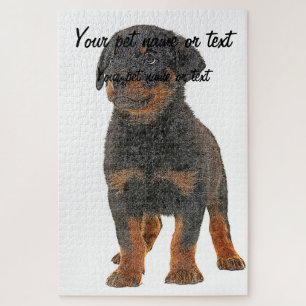 Zo Cute, Puppy Rottweiler Dog Legpuzzel