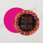 ZO  DAG Bat Mitzvah Uitnodiging (Voorkant / Achterkant)