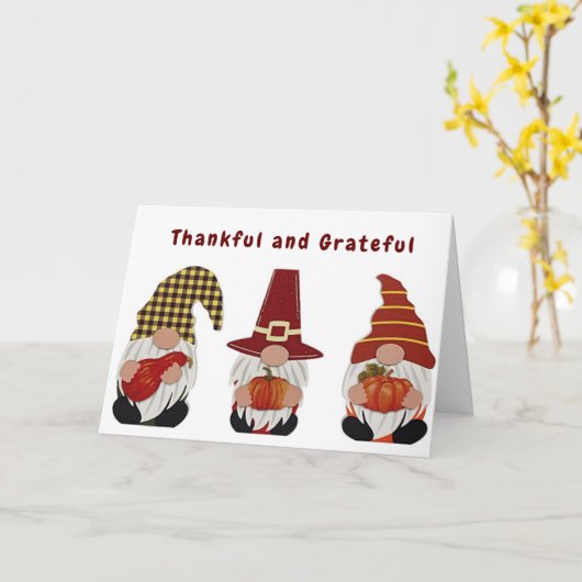 ***ZO DANKFUEEL VOOR U** THANKSGIVING KAART (Gele Bloem)