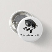 Zo draai ik de knop ronde button 3,2 cm (Voorkant /achterkant)