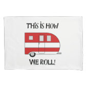 "Zo draaien we" Camper Pillow-Hoesjes Kussensloop (Voorkant-Links)