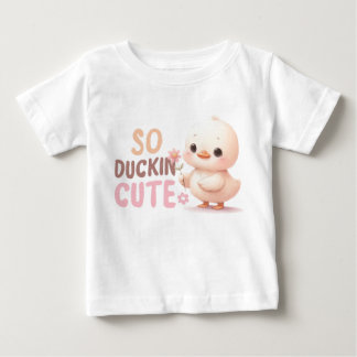 Zo Duckin’ Schattige Baby T-shirt – Schattig Carto