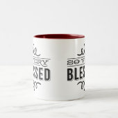 Zo erg bondig tweekleurige koffiemok (Center)