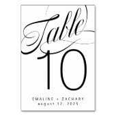 Zo Fancy Tent van de Lijst van het Aantal Kaart (Voorkant)