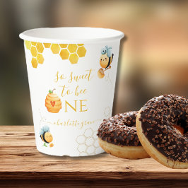 Zo fijn om één bijendag te zijn papieren bekers