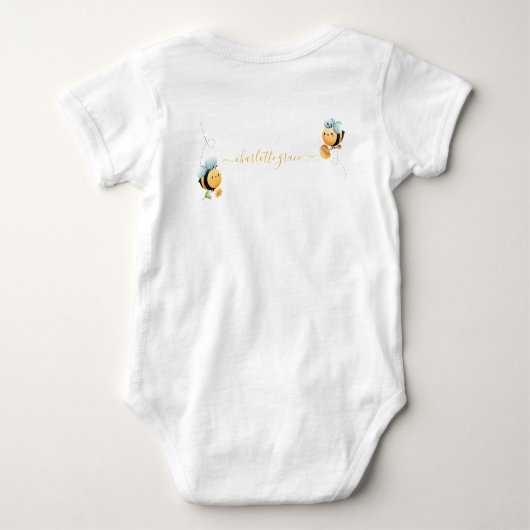 Zo fijn om één bijendag te zijn romper (Achterkant)