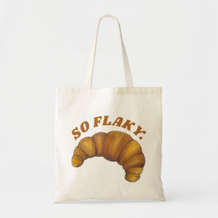 Zo Flaky Buttery Croissant French Pastry Foodie Tote Bag