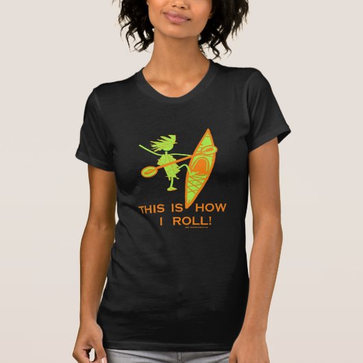 Zo ga ik rollen (Kayak) T-shirt (Voorkant)