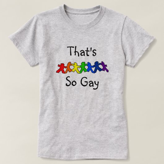 Zo Gay LGBT Pride T-Shirt (Design voorkant)