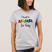 Zo Gay LGBT Pride T-Shirt (Voorkant)